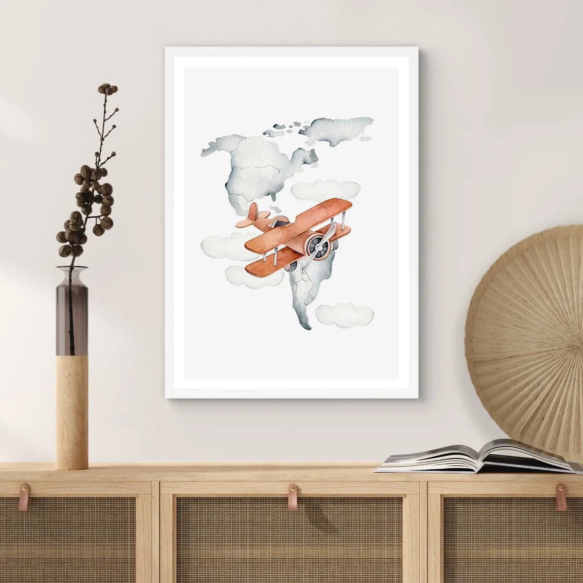 Poster in cornice bianca - Nello spirito dei pionieri - 30x40 cm