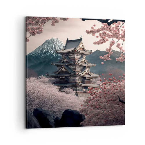 Quadro su tela - Stampe su Tela - Il Paese dei ciliegi in fiore - 60x60 cm