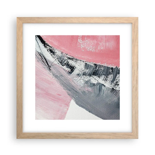 Poster in cornice rovere chiaro - Composizione abbinata - 30x30 cm