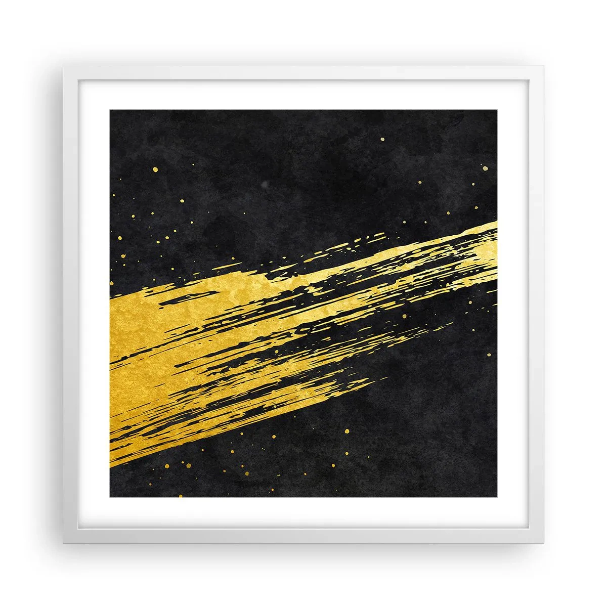 Poster in cornice bianca - Salto nell'iperspazio - 50x50 cm