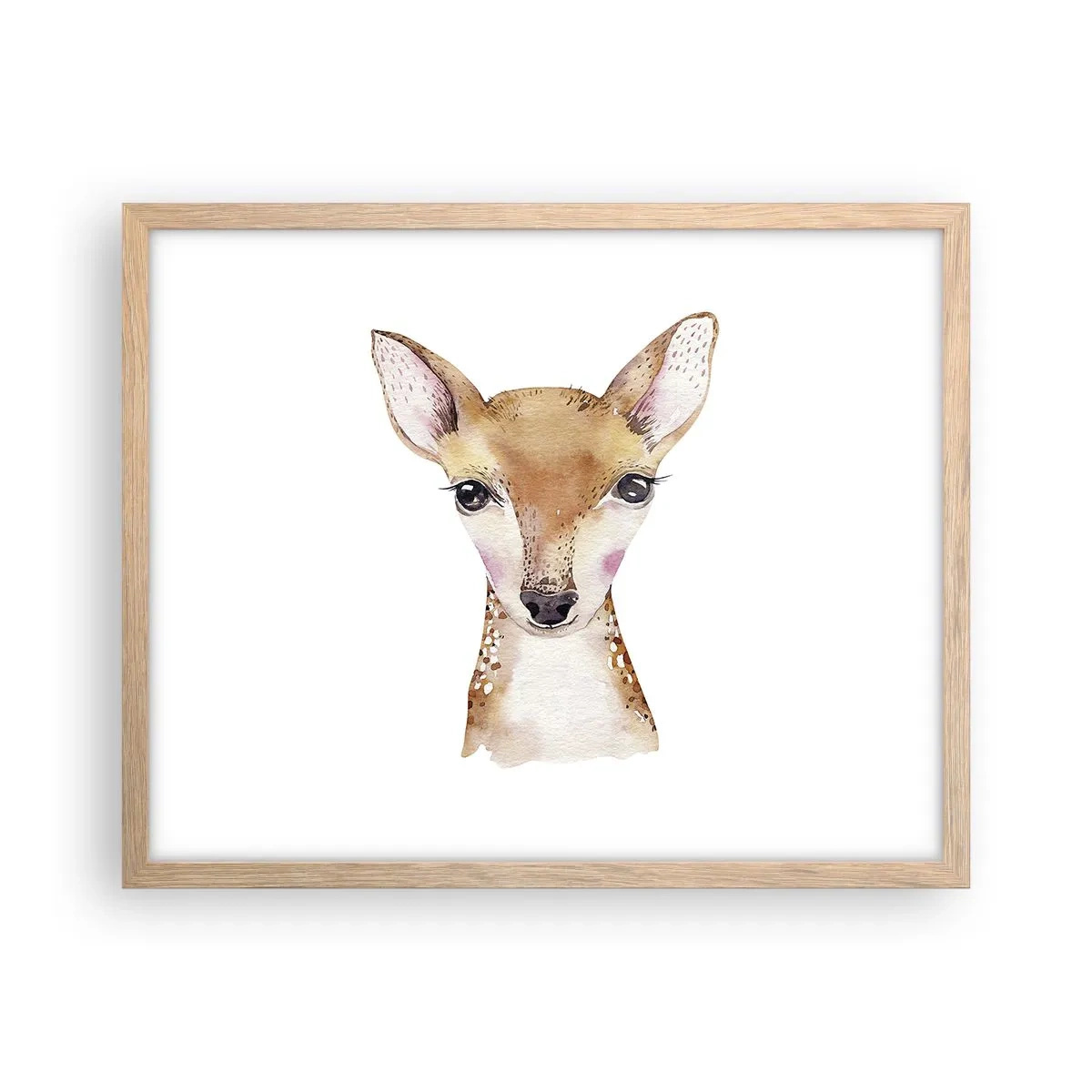 Poster in cornice rovere chiaro - La natura dell'innocenza - 50x40 cm