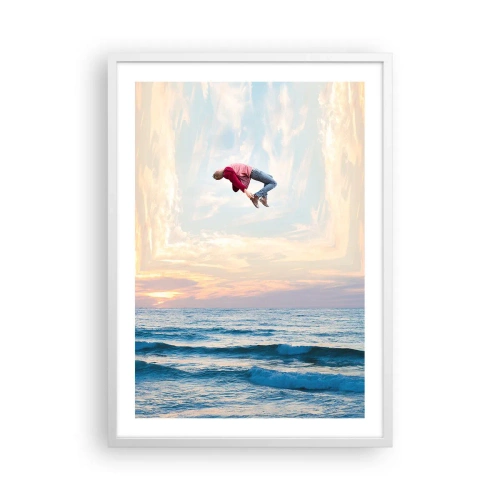 Poster in cornice bianca - In un'altra dimensione - 50x70 cm