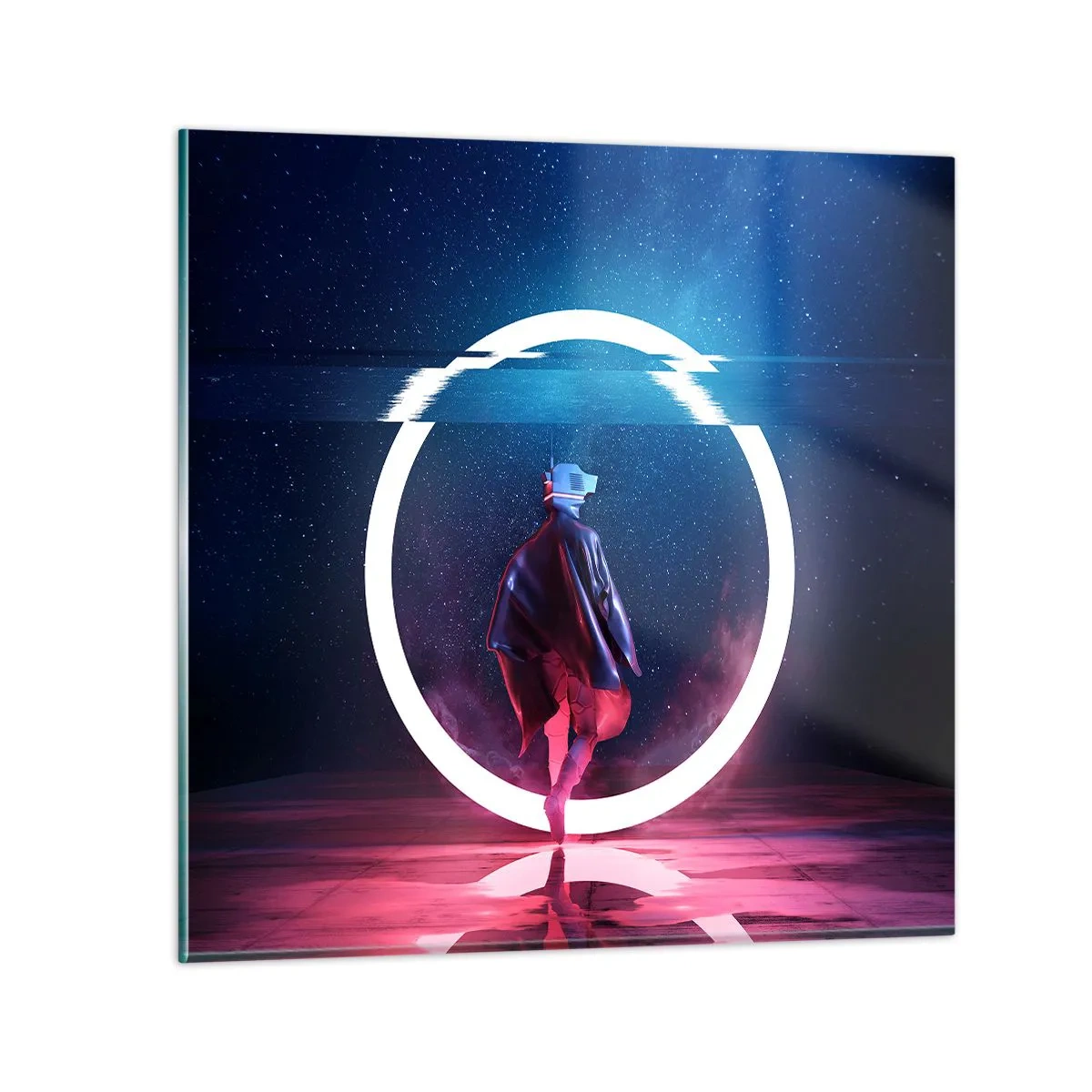 Quadro su vetro - Tra due mondi - 40x40 cm