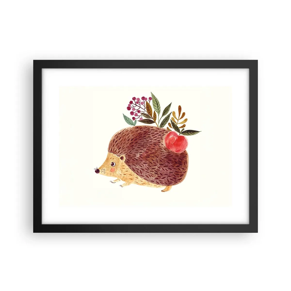 Poster in cornice nera - E mi vuoi già bene - 40x30 cm