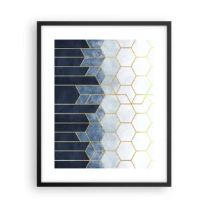 Poster in cornice nera - Composizione a ritmo sincopato - 40x50 cm