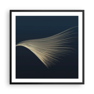 Poster in cornice nera - Come un capello d'angelo - 60x60 cm
