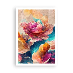 Poster - Lo splendore colorato del bouquet - 70x100 cm