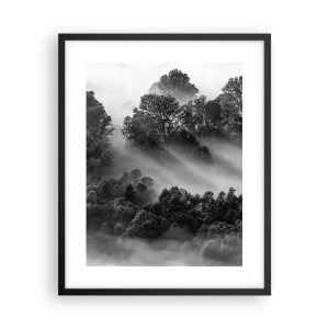 Poster in cornice nera - Risveglio dal sonno - 40x50 cm