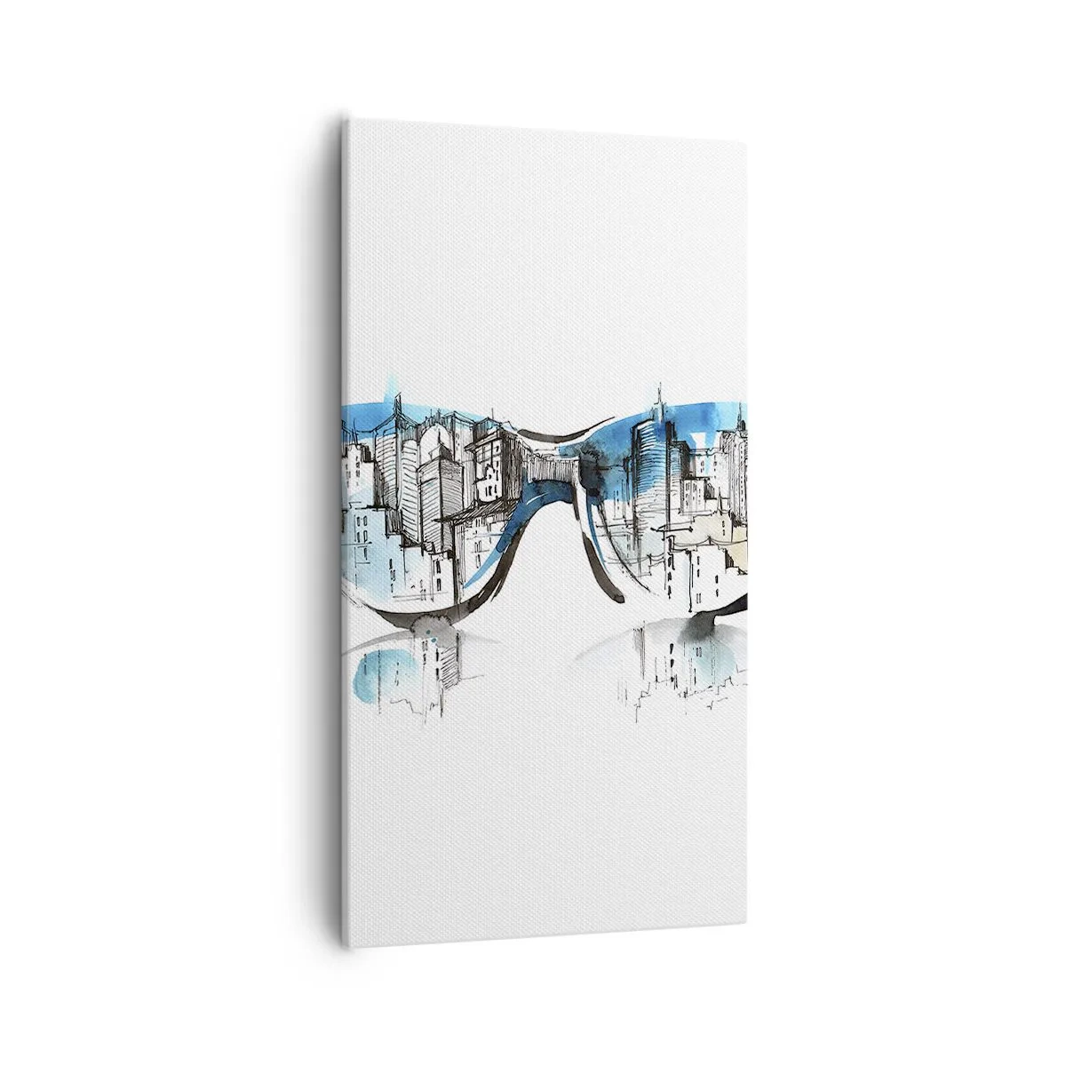 Quadro su tela - Stampe su Tela - Chic della grande città - 55x100 cm