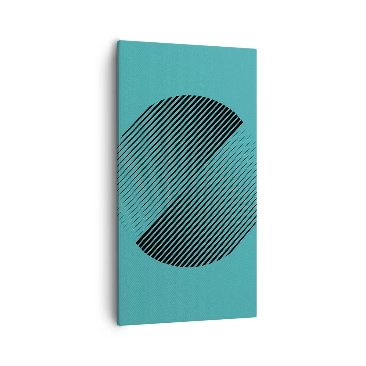 Quadro su tela - Stampe su Tela - Cerchio: variazione geometrica - 55x100 cm