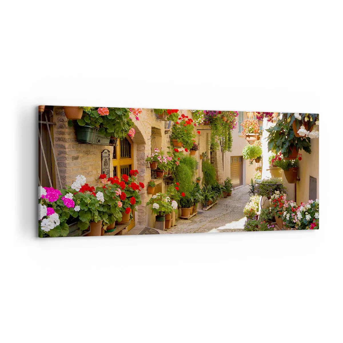 Quadro su tela - Stampe su Tela - Un'esplosione di fiori - 100x40 cm
