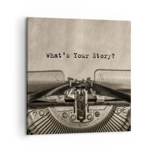 Quadro su tela - Stampe su Tela - Rispondimi - 50x50 cm