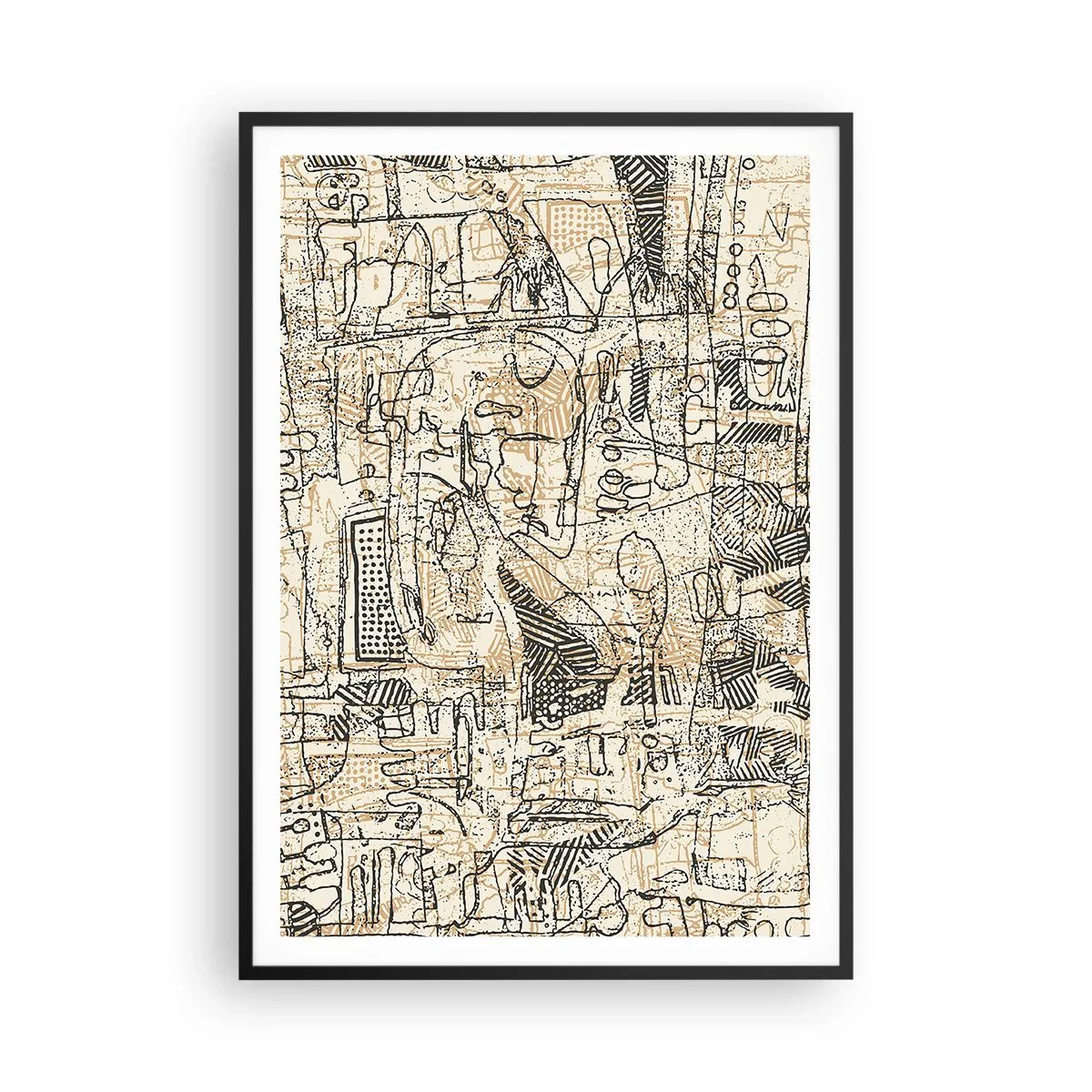 Poster in cornice nera - In attesa di essere decifrato - 70x100 cm