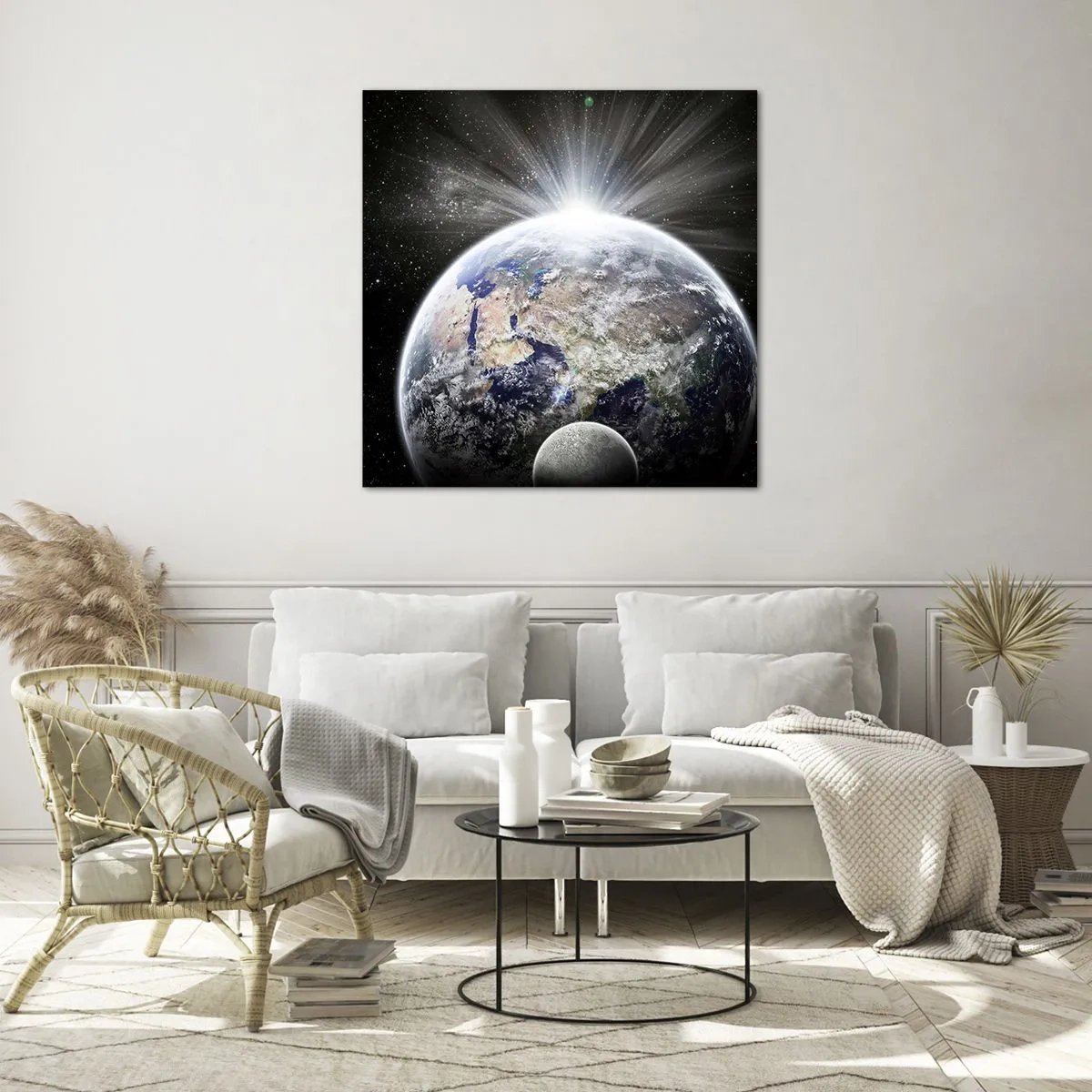 Quadro su vetro - In pieno splendore - 50x50 cm