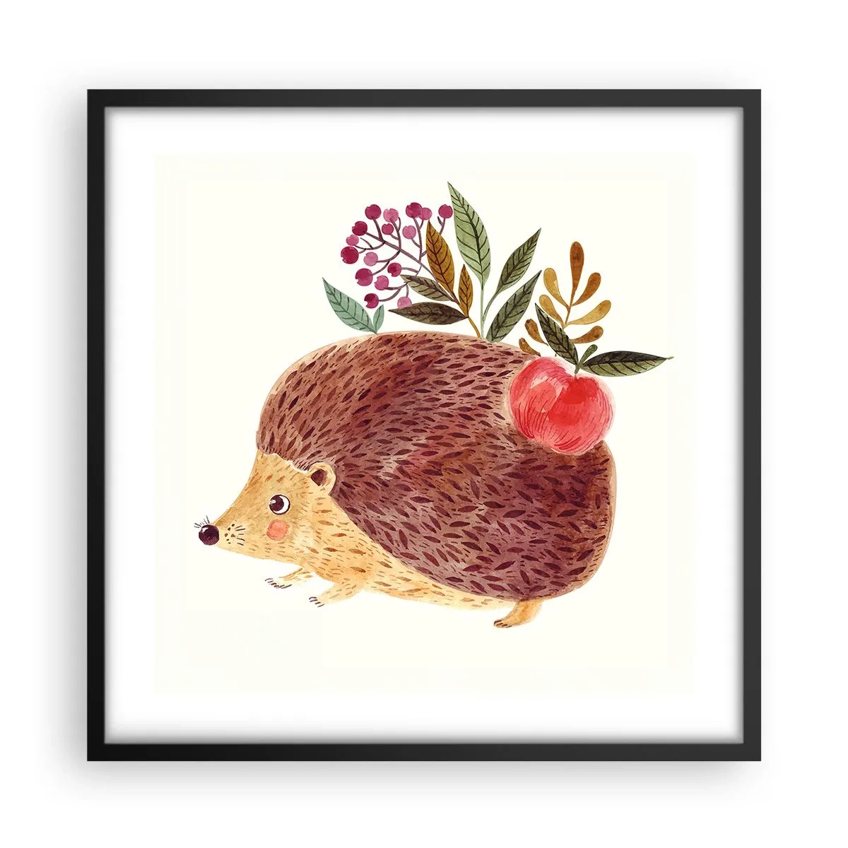 Poster in cornice nera - E mi vuoi già bene - 50x50 cm