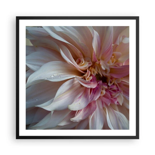 Poster in cornice nera - Freschezza in fiore - 60x60 cm