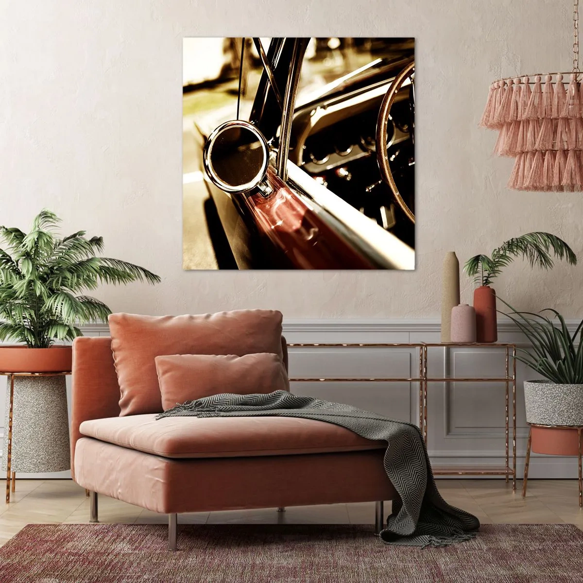 Quadro su tela - Stampe su Tela - Auto con un'anima - 60x60 cm