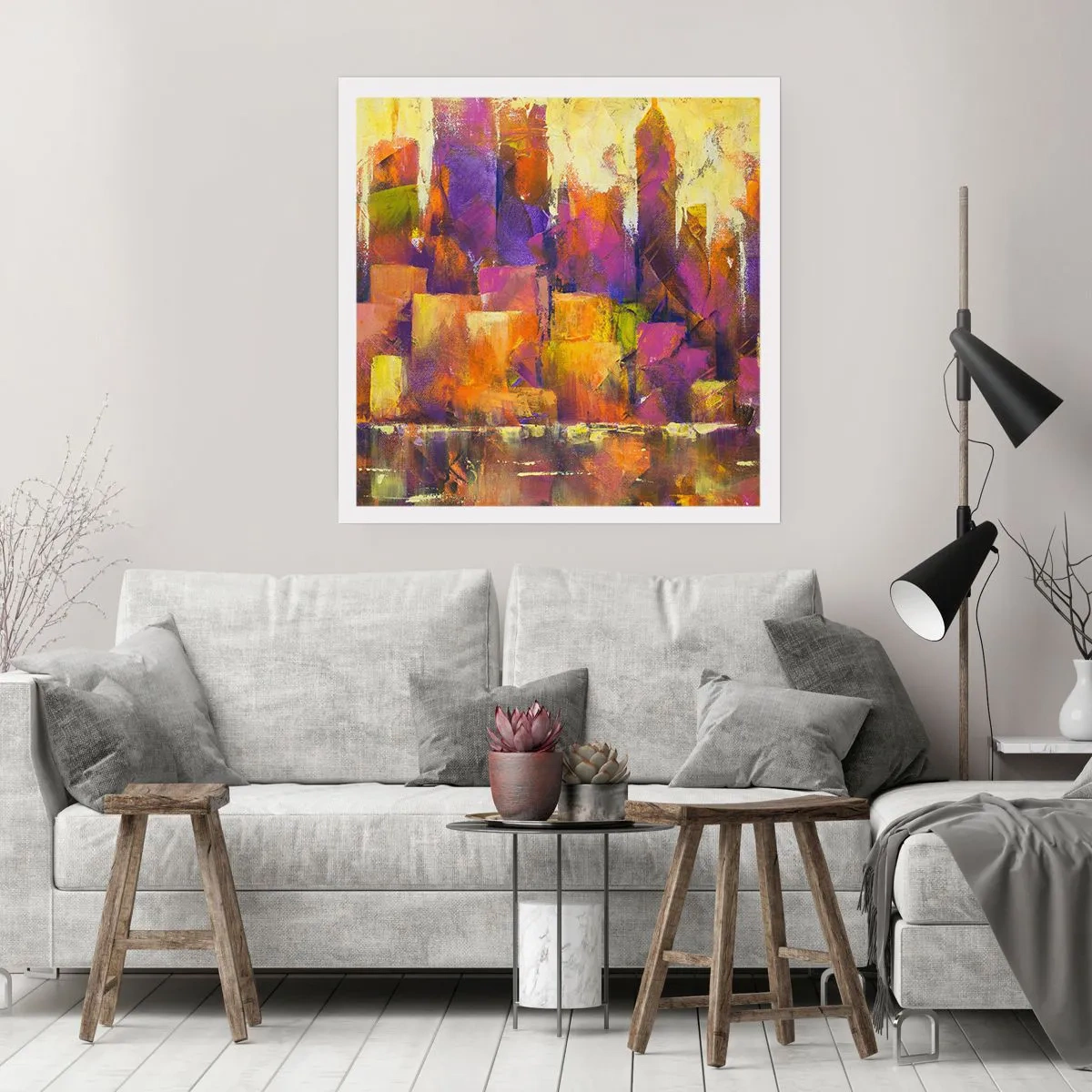 Poster - Composizione metropolitana - 30x30 cm