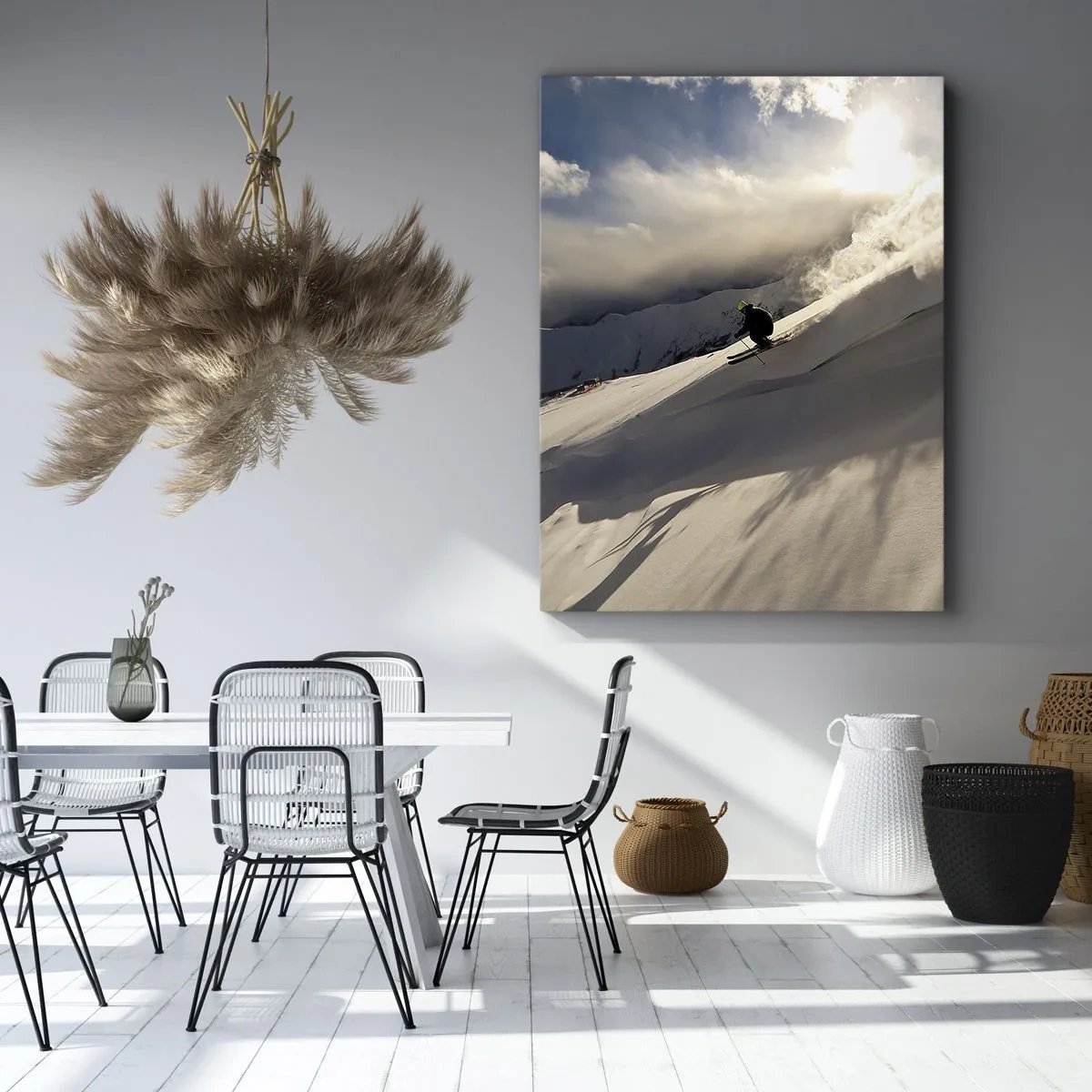 Quadro su tela - Stampe su Tela - Sfida dei monti accettata - 55x100 cm