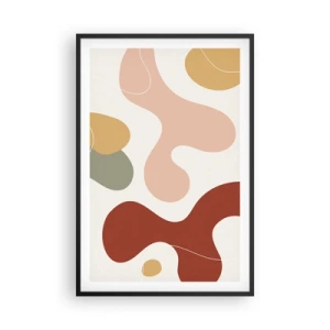 Poster in cornice nera - Ghirigori - 61x91 cm