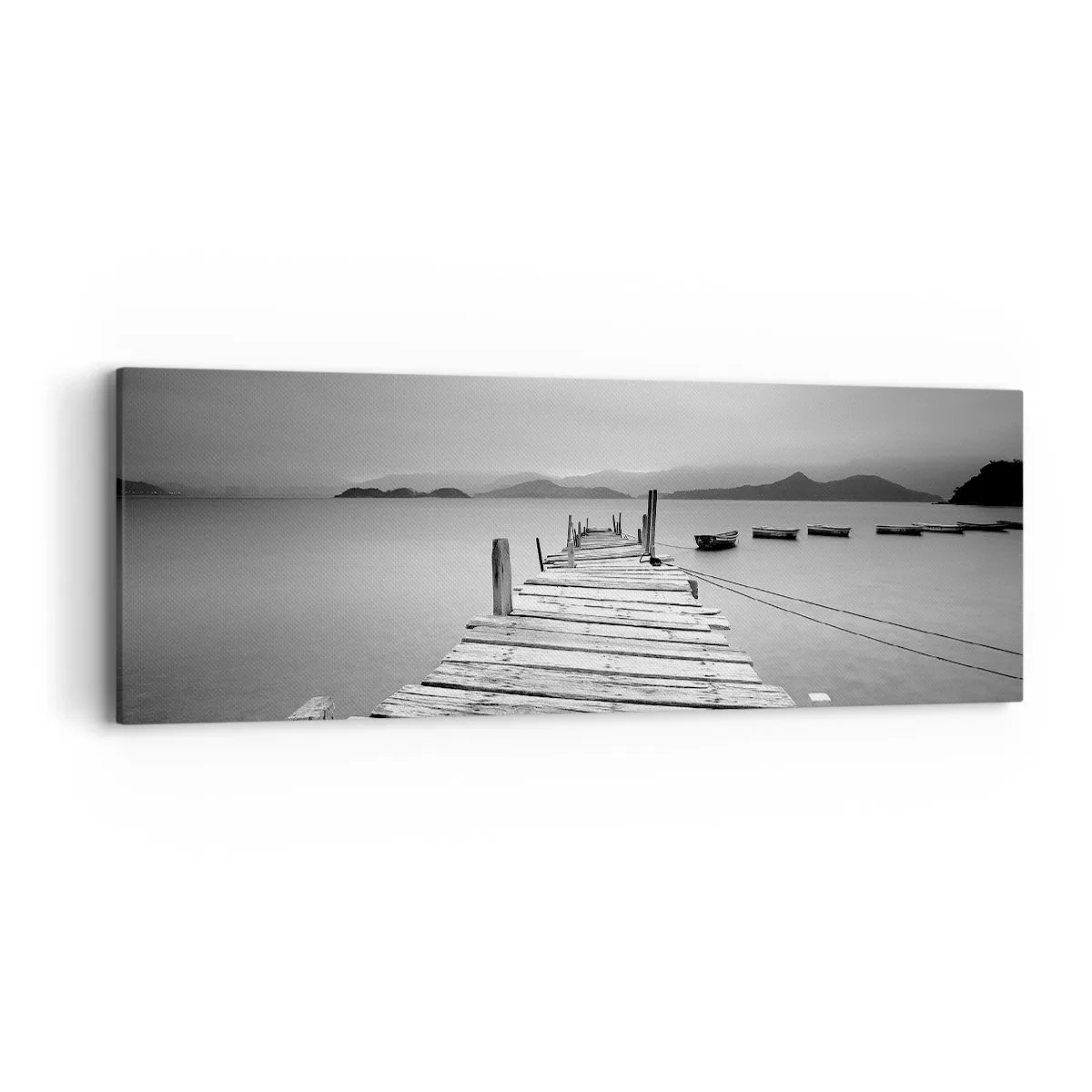 Quadro su tela - Stampe su Tela - Dietro i monti, dietro i mari - 90x30 cm