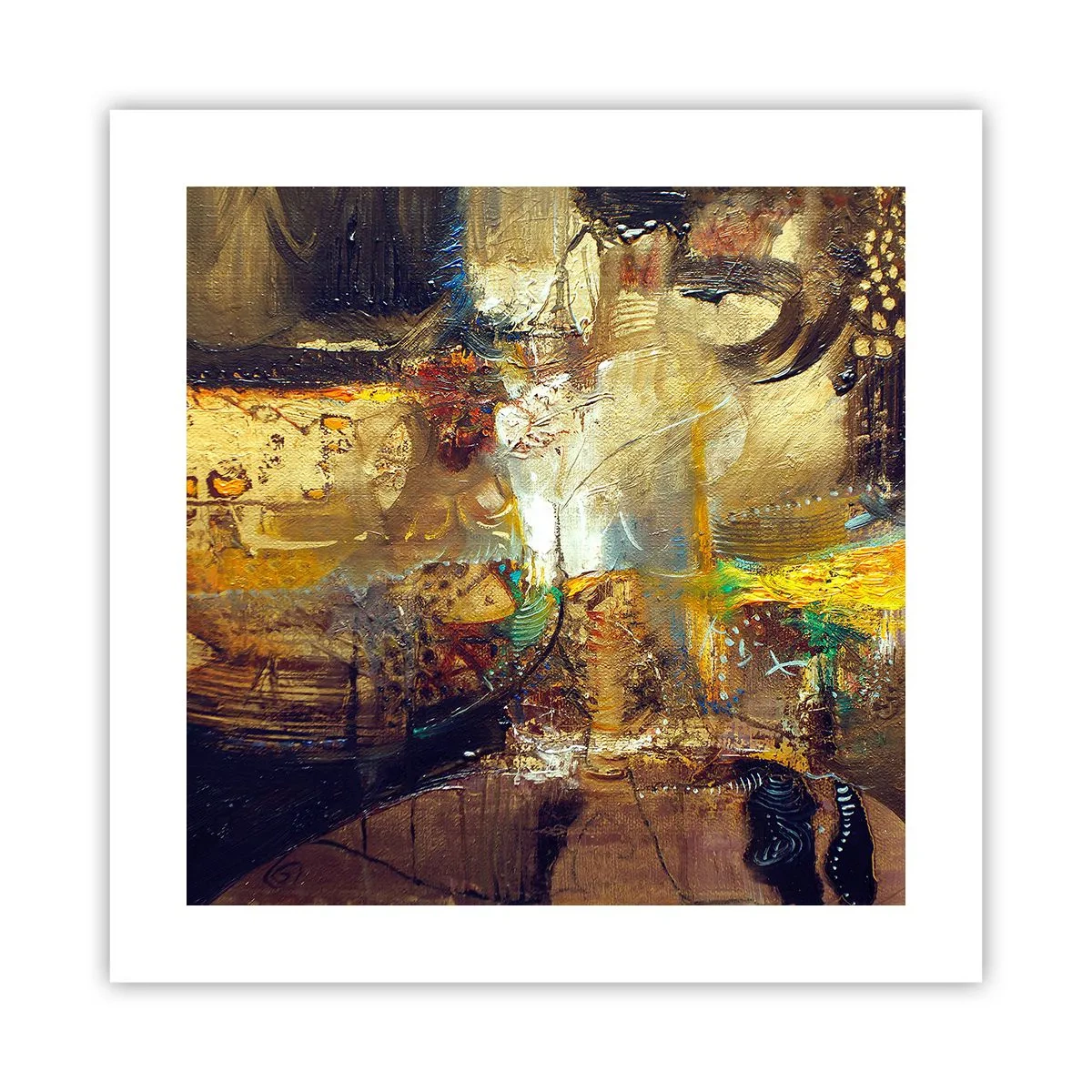 Poster - Freddo, più caldo, bollente - 40x40 cm