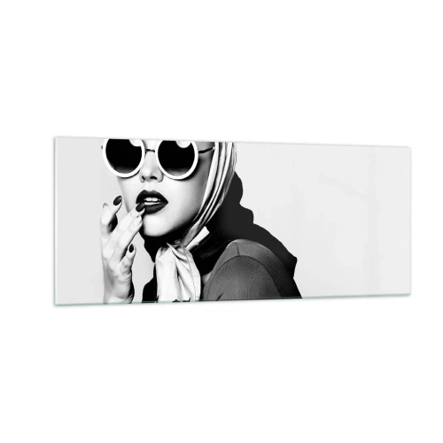 Quadro su vetro - Saluti dagli anni '60 - 100x40 cm