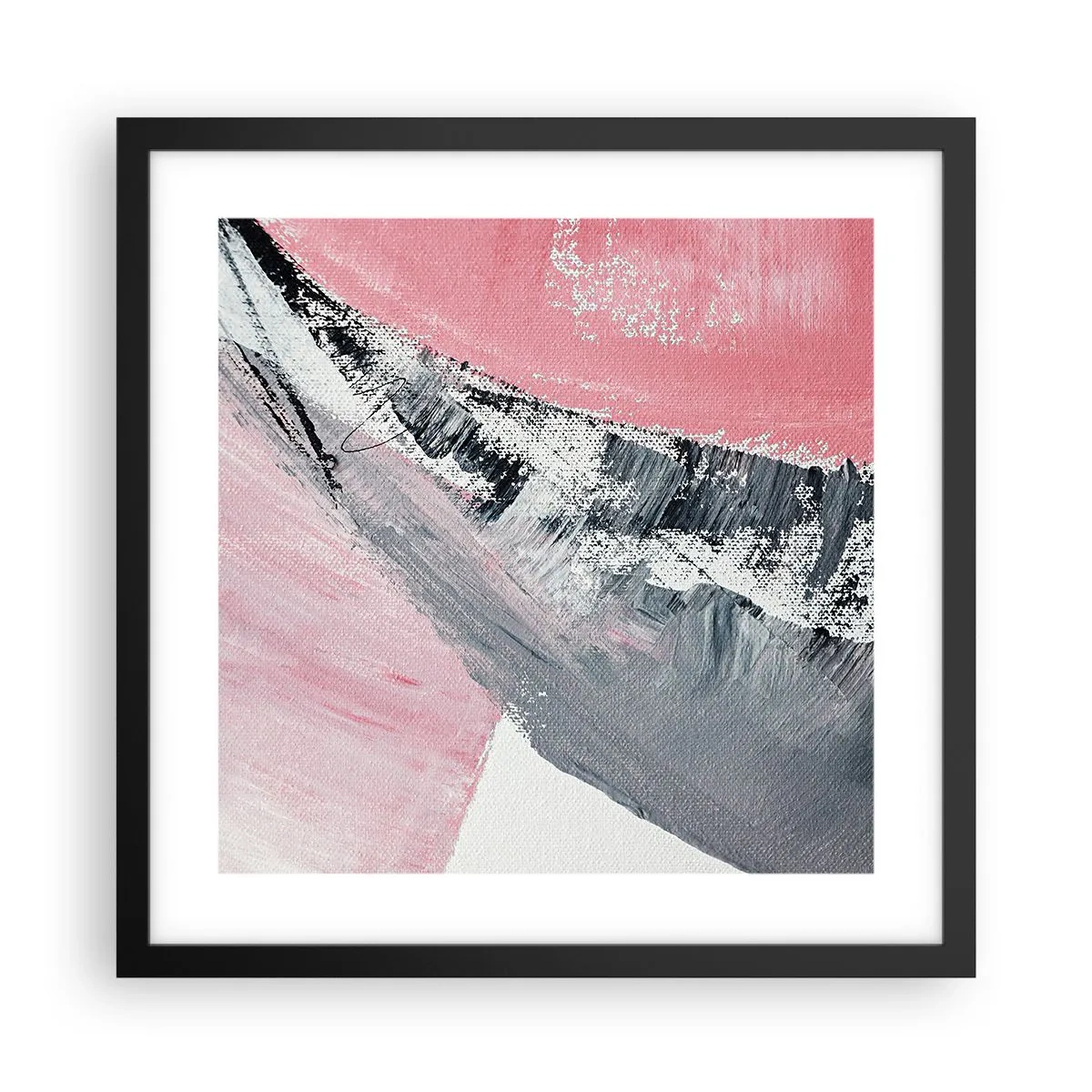 Poster in cornice nera - Composizione abbinata - 40x40 cm