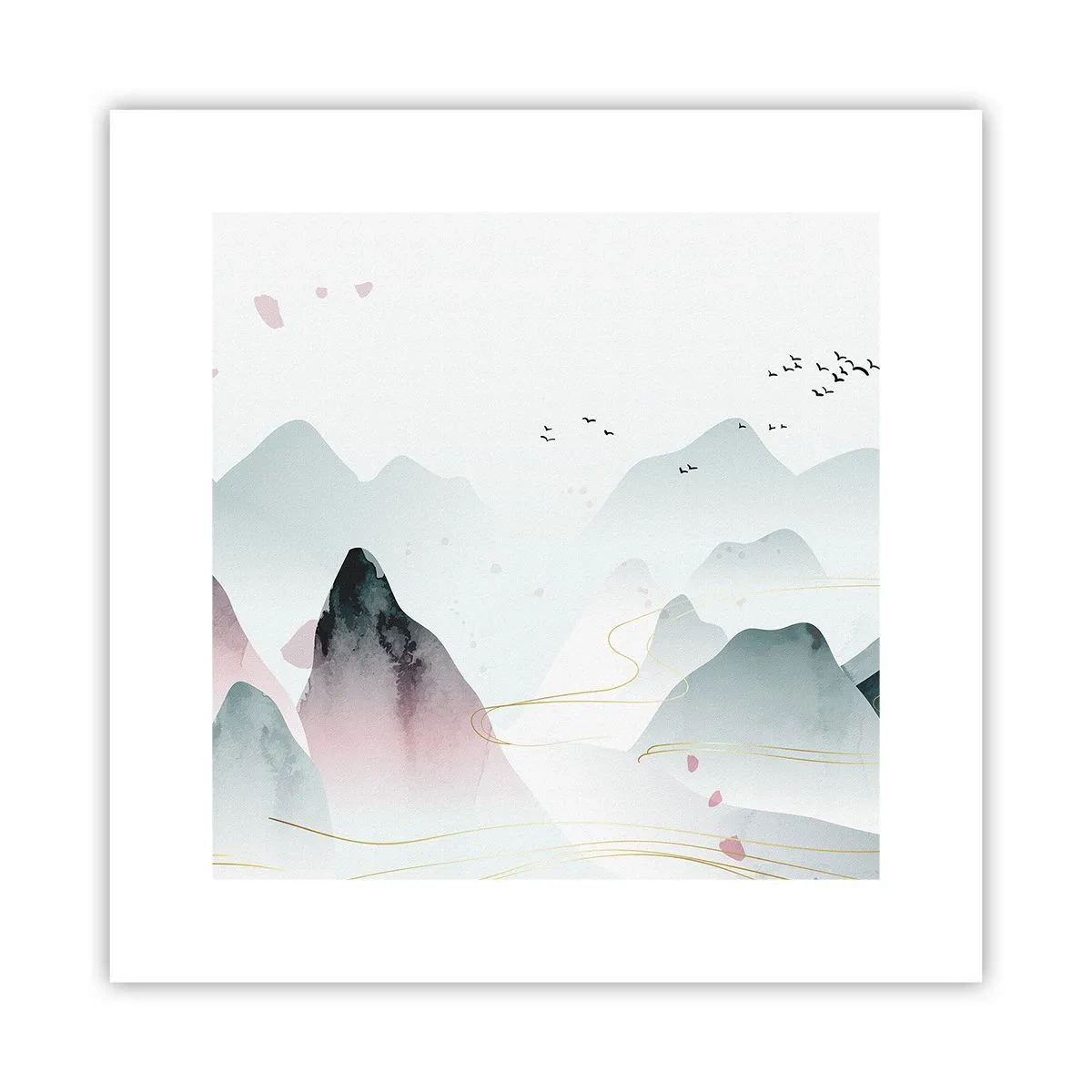 Poster - Oltre le cime - 30x30 cm