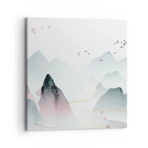 Quadro su tela - Stampe su Tela - Oltre le cime - 70x70 cm