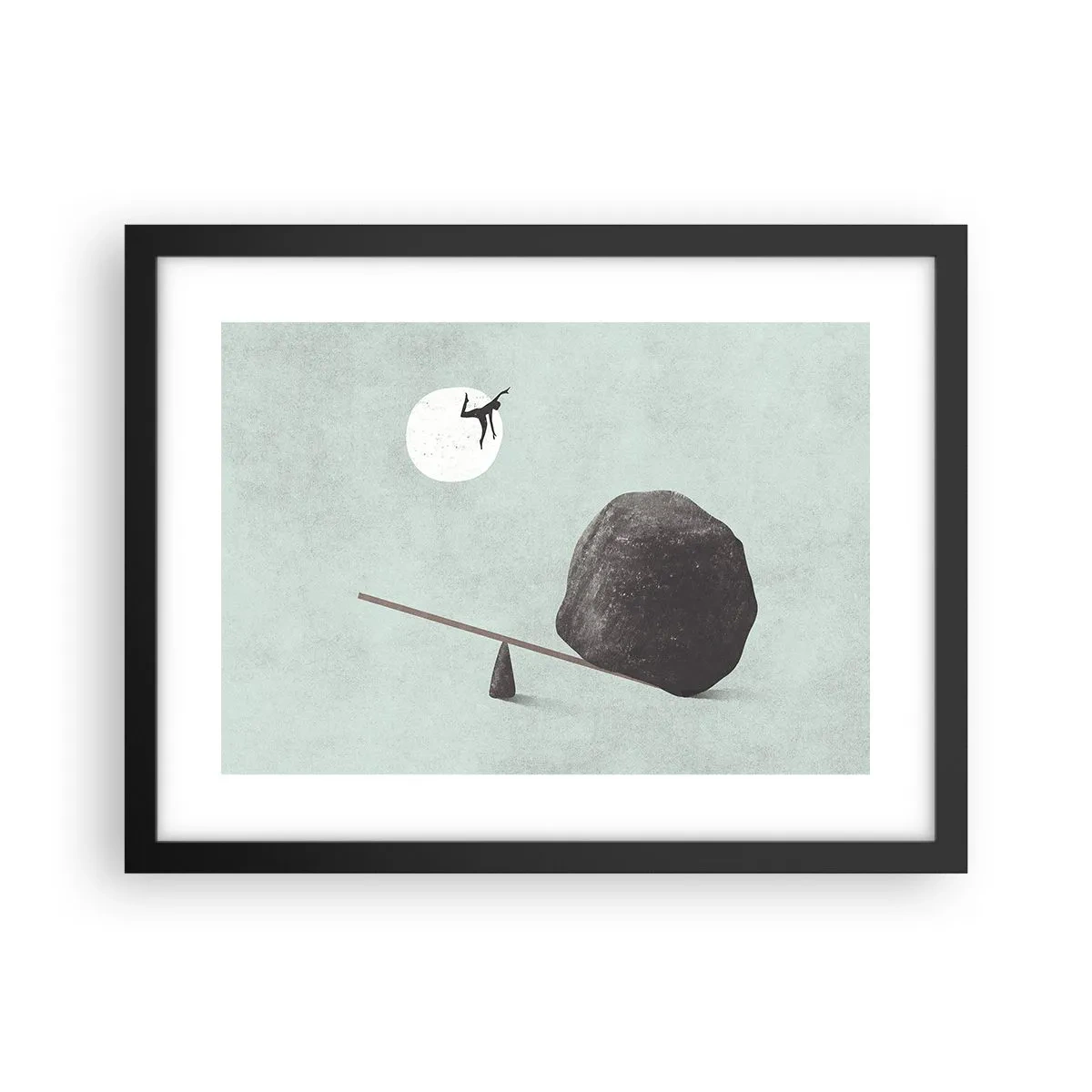 Poster in cornice nera - Sogno adempiuto - 40x30 cm