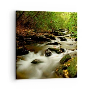 Quadro su tela - Stampe su Tela - Come argento liquido - 70x70 cm