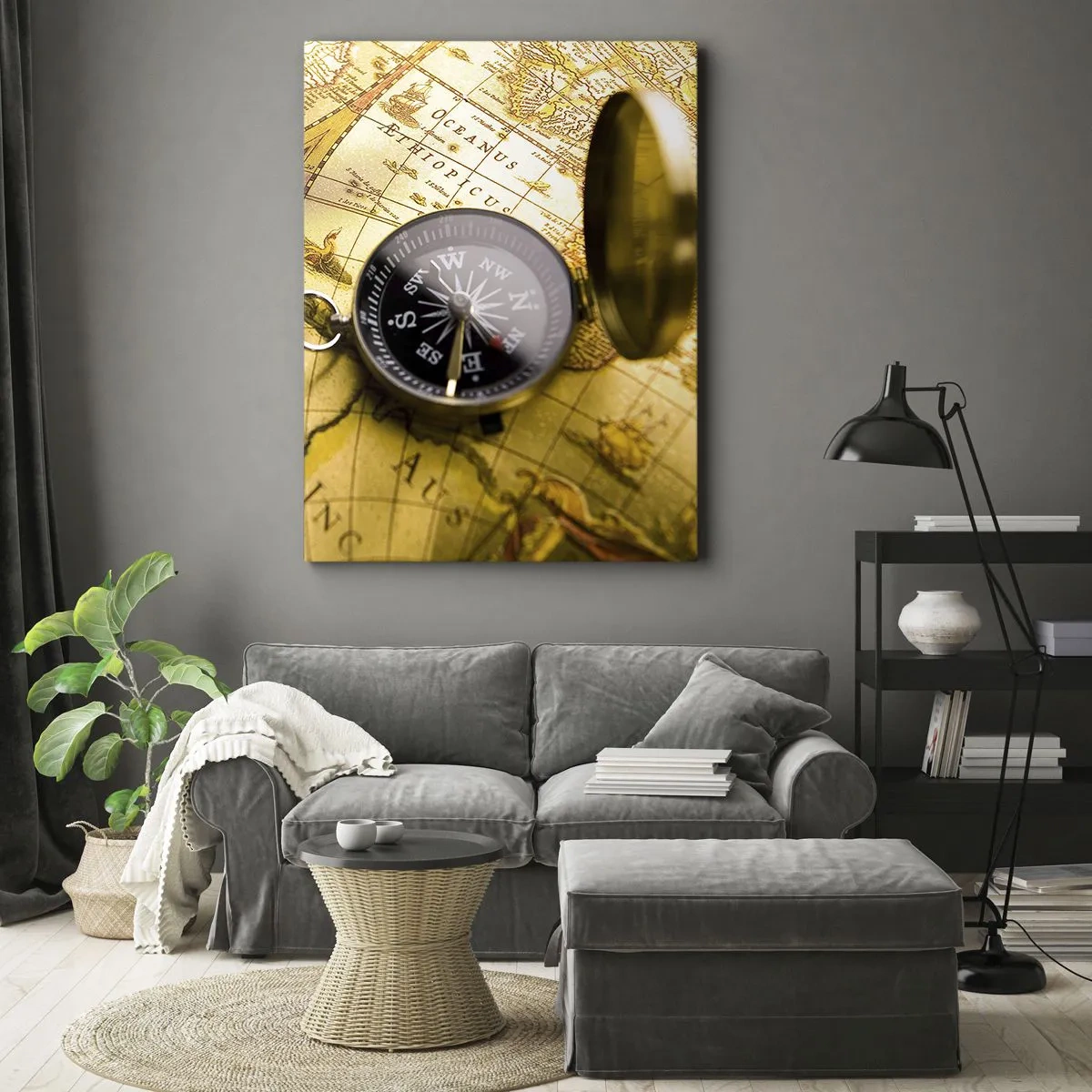 Quadro su tela - Stampe su Tela - Forse all'estremità del mondo? - 55x100 cm