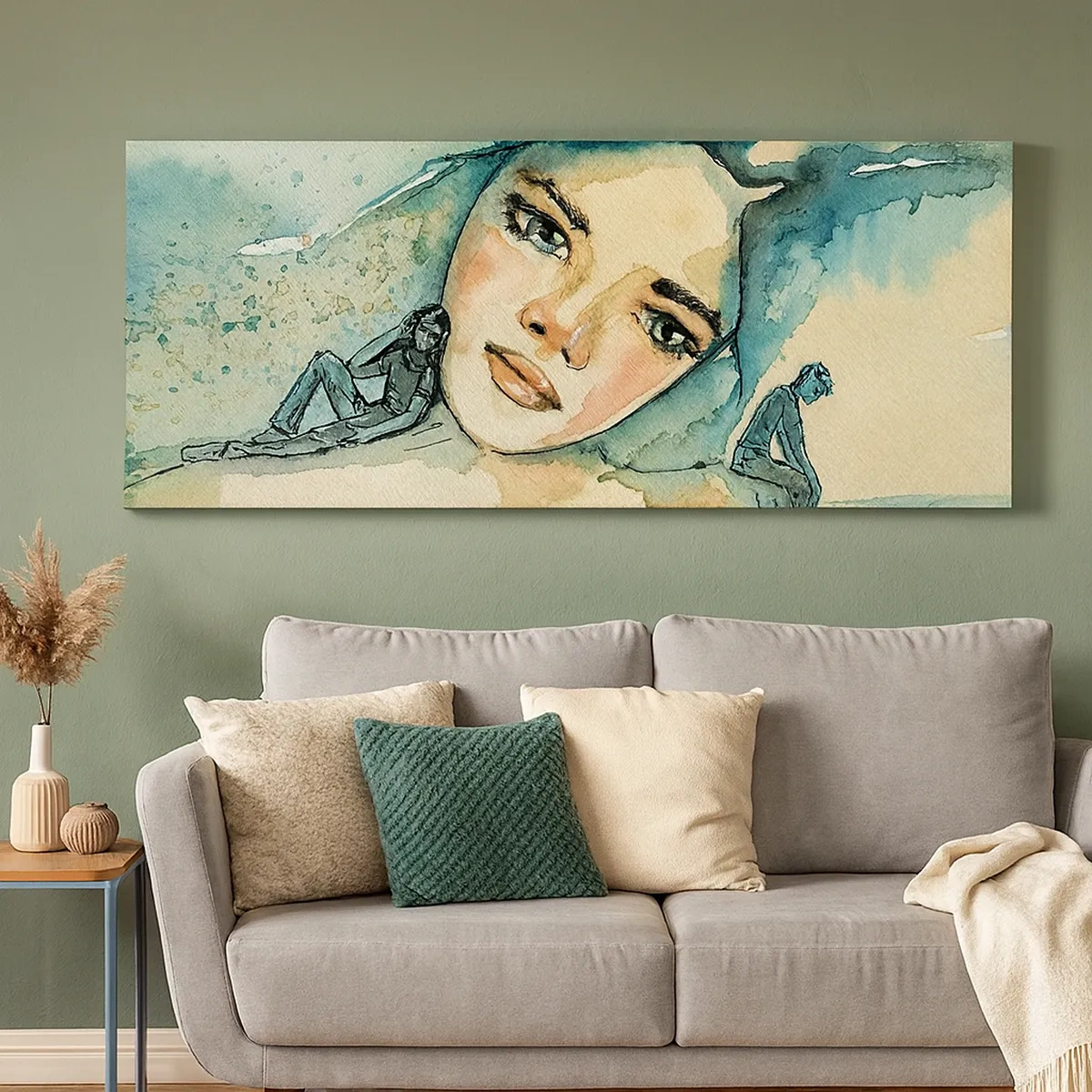 Quadro su tela - Stampe su Tela - Am I blue? - 30x30 cm