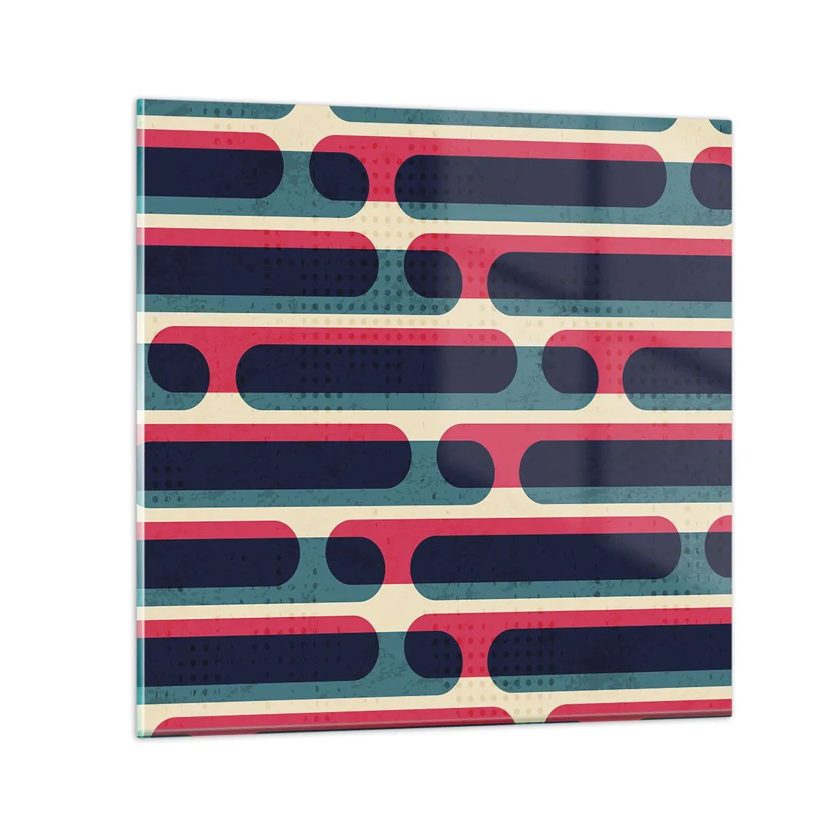 Quadro su vetro - Avanti fino in fondo - 70x70 cm