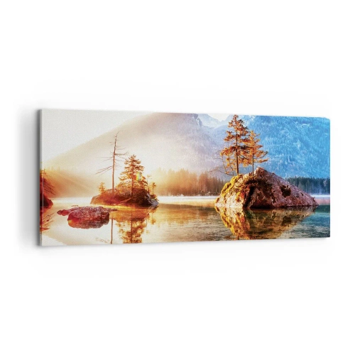 Quadro su tela - Stampe su Tela - La natura in una nuova luce - 100x40 cm