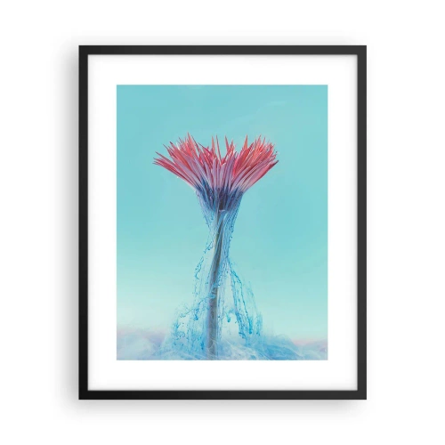 Poster in cornice nera - L'abbraccio che ravviva - 40x50 cm