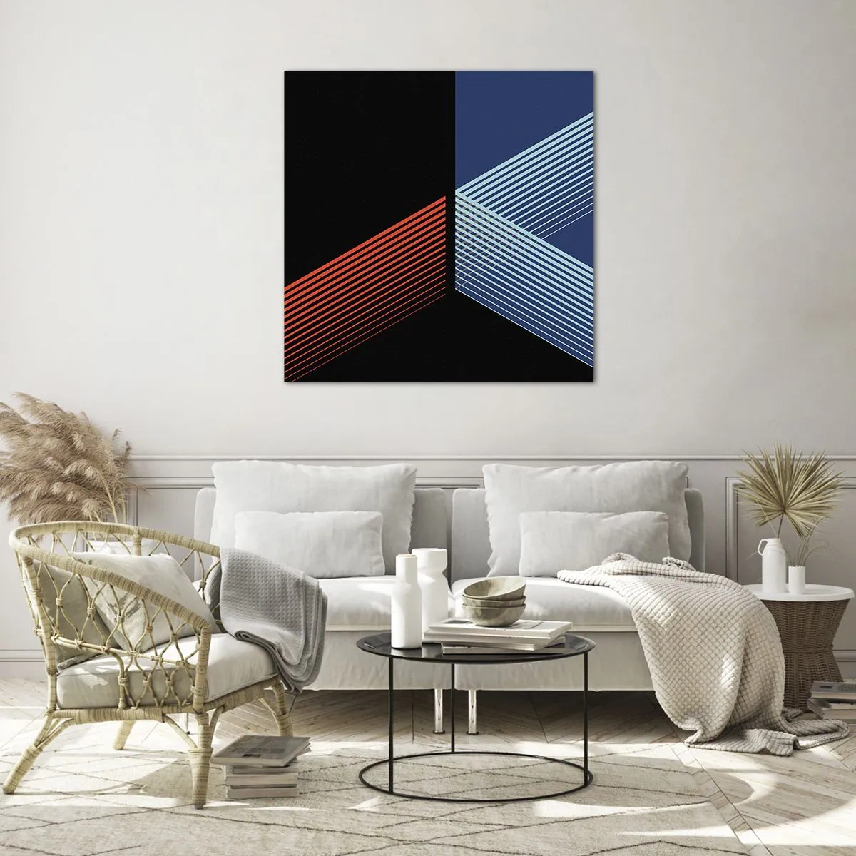 Quadro su vetro - Una storia semplice - 30x30 cm