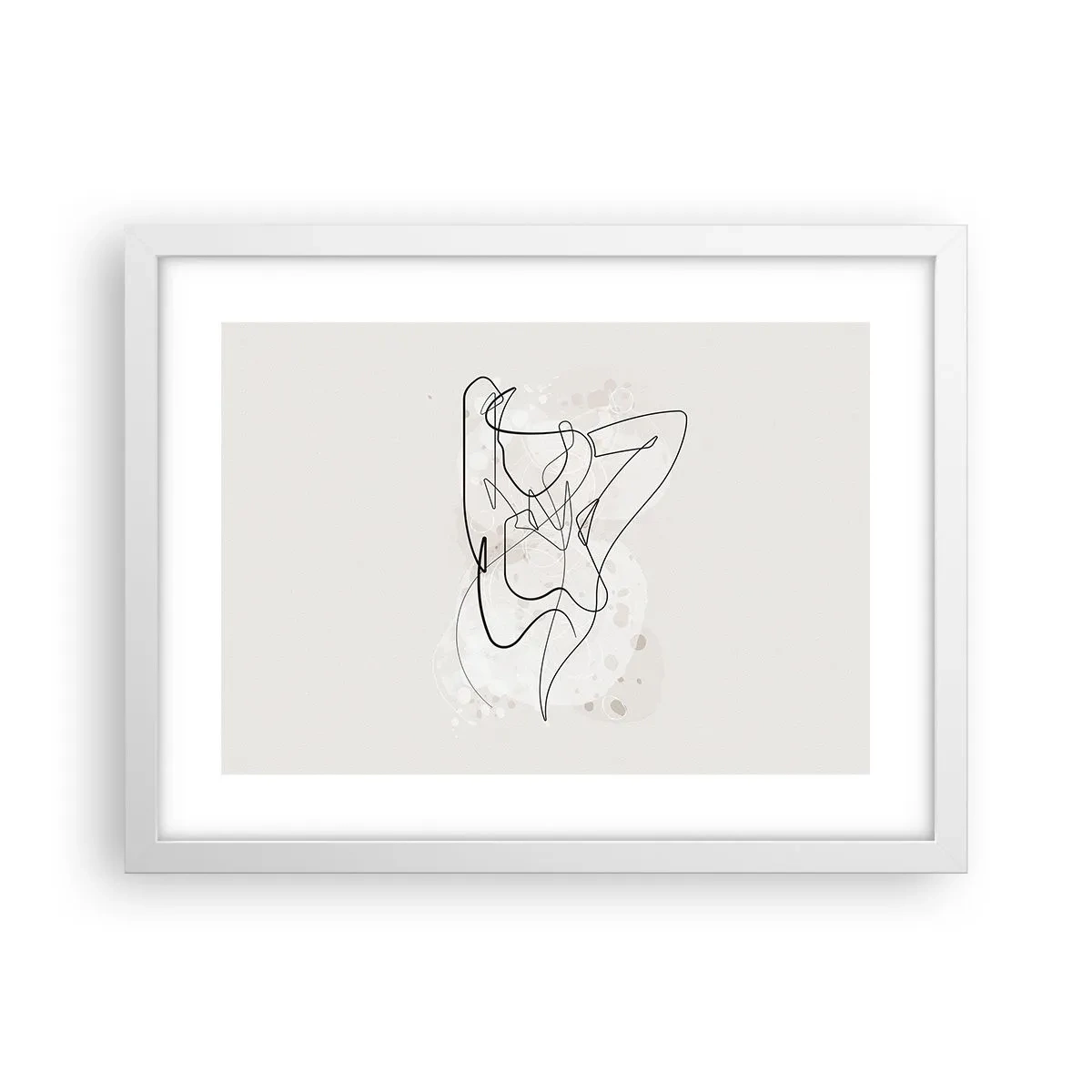 Poster in cornice bianca - L'arte della seduzione - 40x30 cm