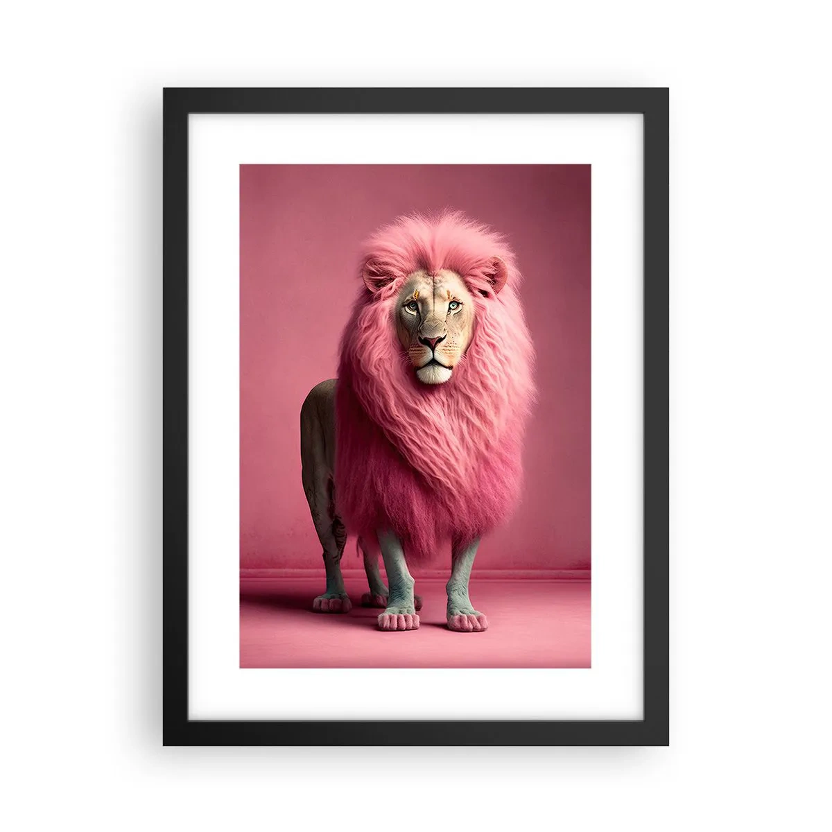 Poster in cornice nera - E non mette più paura - 30x40 cm