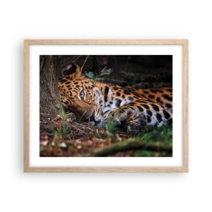 Poster in cornice rovere chiaro - Fidati di me - 50x40 cm