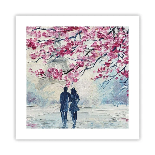 Poster - Passeggiata romantica - 40x40 cm