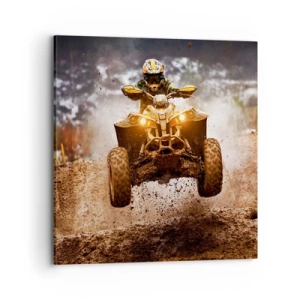 Quadro su tela - Stampe su Tela - No risk no fun - 70x70 cm