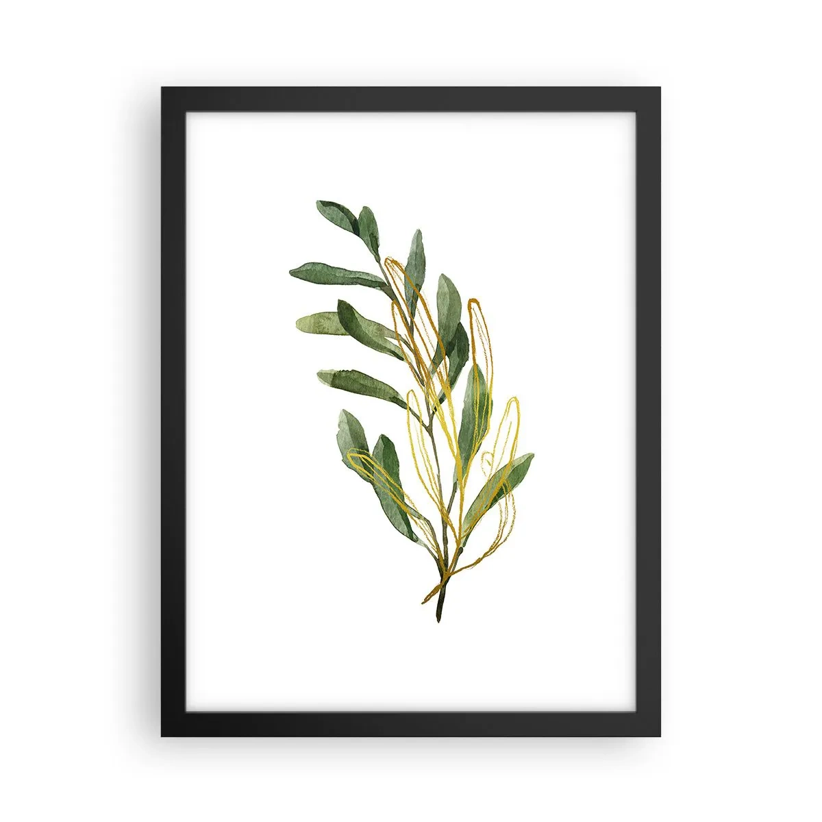 Poster in cornice nera - Tutto ciò che è buono - 30x40 cm
