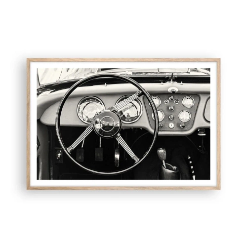 Poster in cornice rovere chiaro - Il sogno del collezionista - 91x61 cm