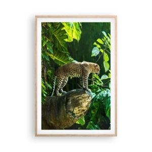 Poster in cornice rovere chiaro - A caccia? - 61x91 cm