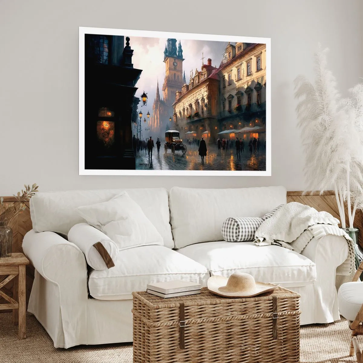 Poster - Il fascino delle sere di Praga - 50x40 cm