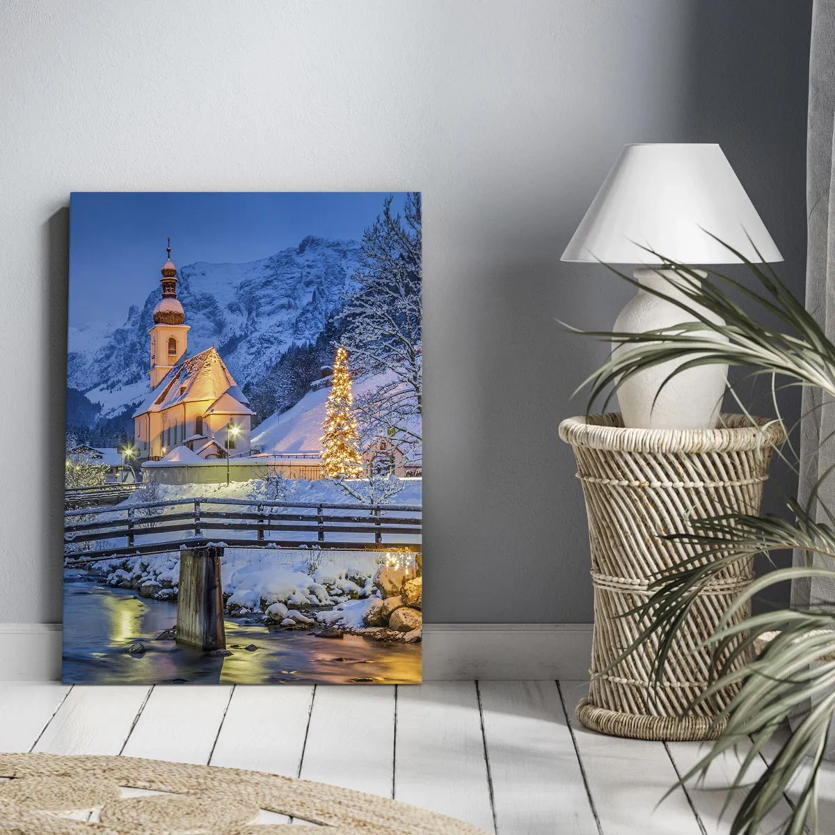Quadro su tela - Stampe su Tela - Lo spirito di Natale - 45x80 cm