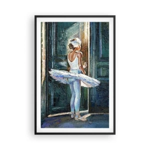 Poster in cornice nera - Prima dello spettacolo - 61x91 cm