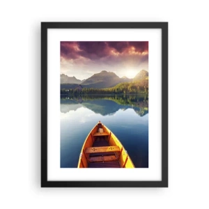 Poster in cornice nera - Niente contro natura - 30x40 cm